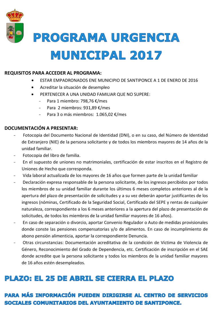 programa de urgencia municipal 2017 12042017