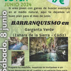 2024 Publicidad Barranquismo Naturaleza Joven Junio