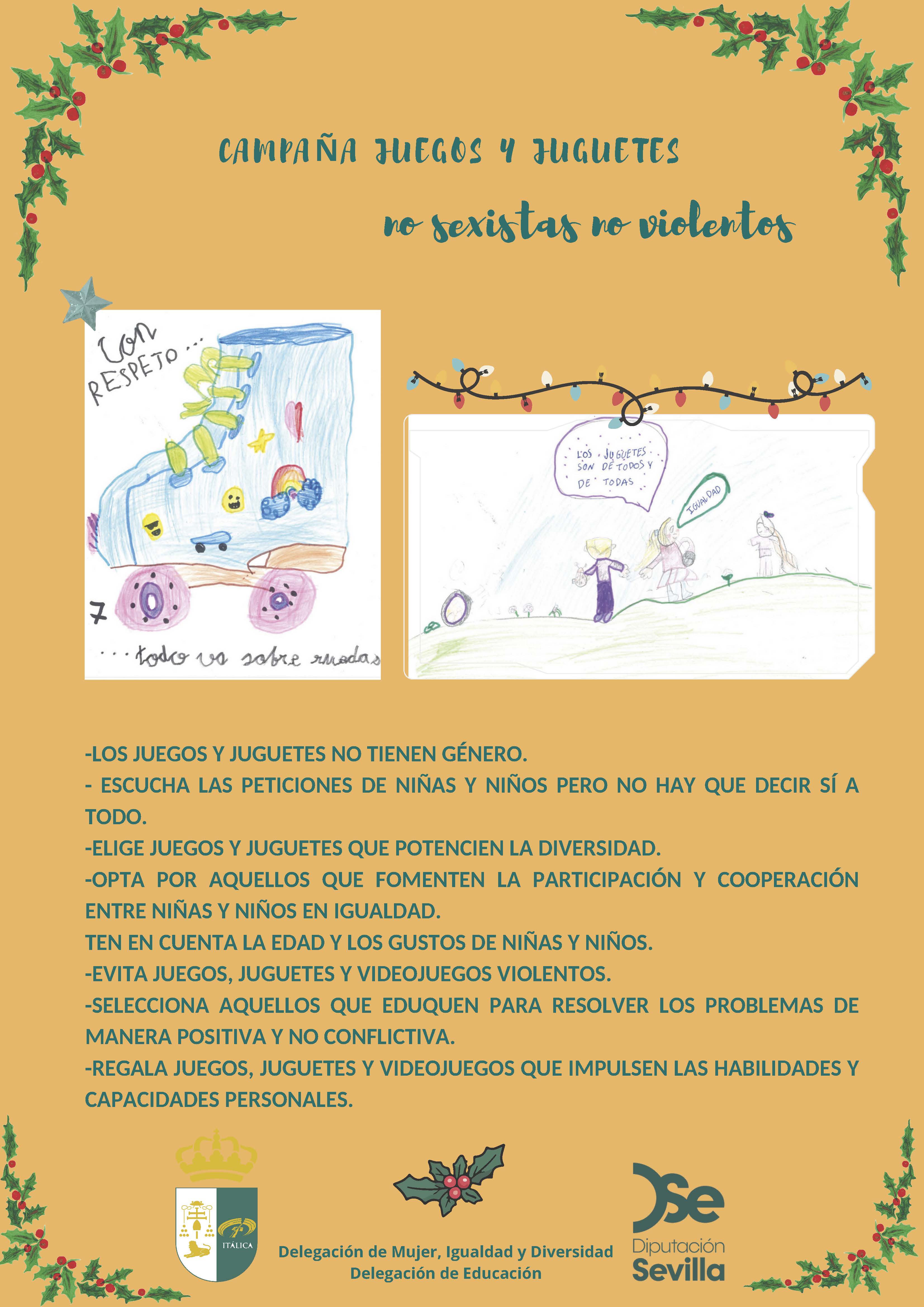 CARTEL JUEGOS Y JUGUETES NO SEXISTAS NO VIOLENTOS 2025