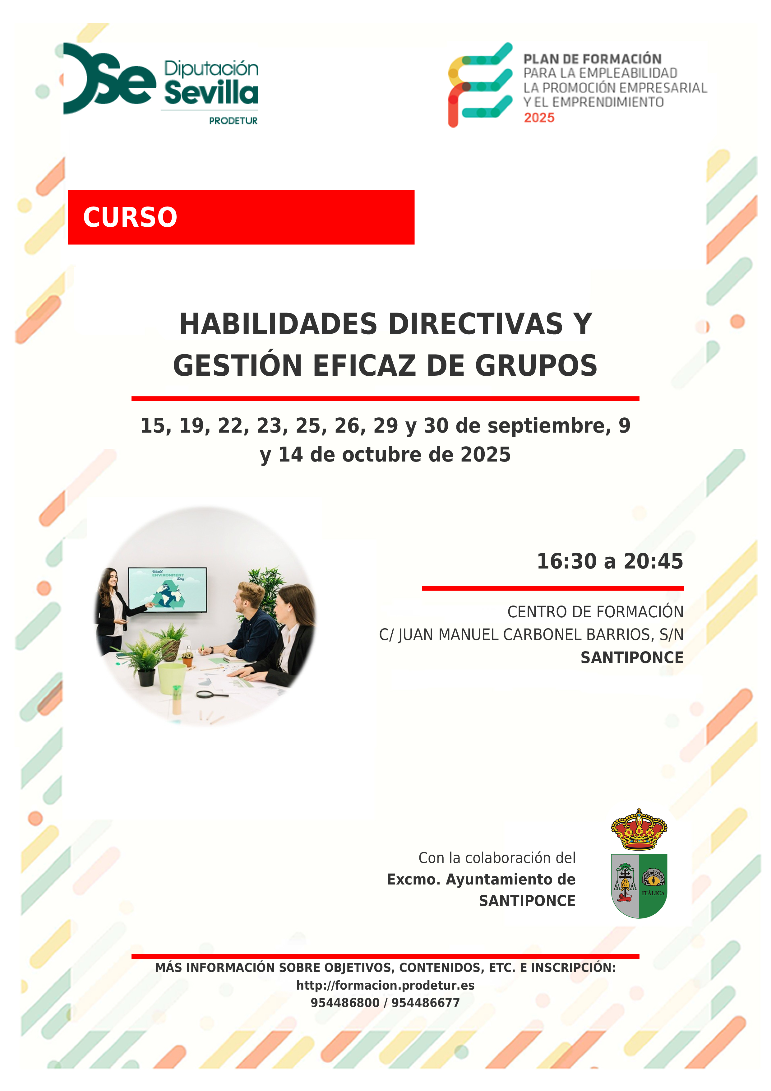 Cartel Santiponce habilidades directivas