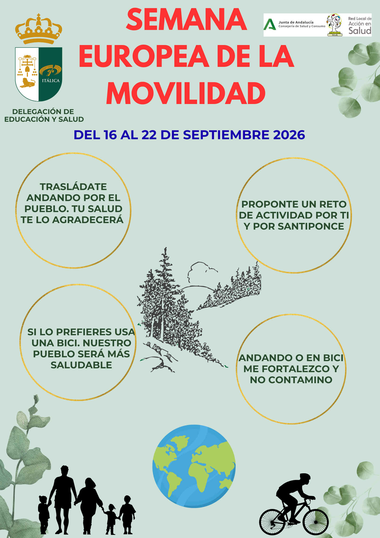 Cartel semana europea de la movilidad