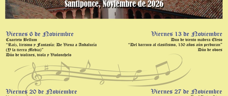 XXXI Ciclo de musica imprenta
